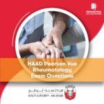 HAAD Pearson Vue Rheumatology Exam Questions