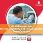 HAAD Pearson Vue Histocompatibility and Immunogenetic Exam Questions