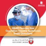 HAAD Pearson Vue Operation Theatre Technician Exam Questions