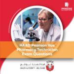 HAAD Pearson Vue Pharmacy Technician Exam Questions