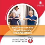 HAAD Pearson Vue Physiotherapist Exam Questions